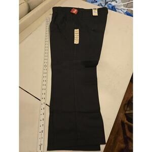 Dockers Pleated Khaki Pants Mens 40x29 Black Classic Fit NWT